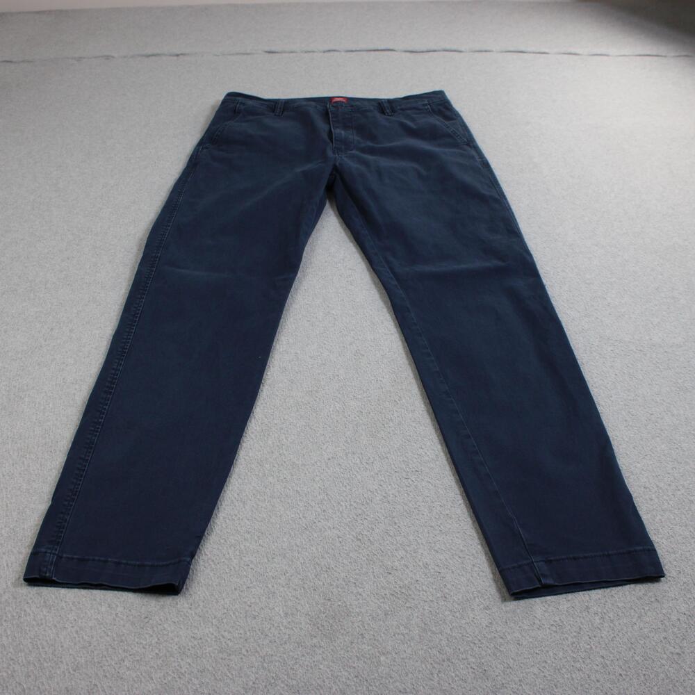 Levis Pant Men 34x32 Blue XX Chino Standard Taper Canvas Academia Heritage Work